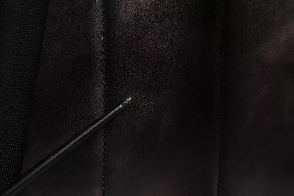 Dolce & Gabbana Bronze Leather School Travel Backpack Bag | Regal Royce