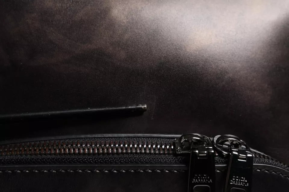 Dolce & Gabbana Bronze Leather School Travel Backpack Bag | Regal Royce