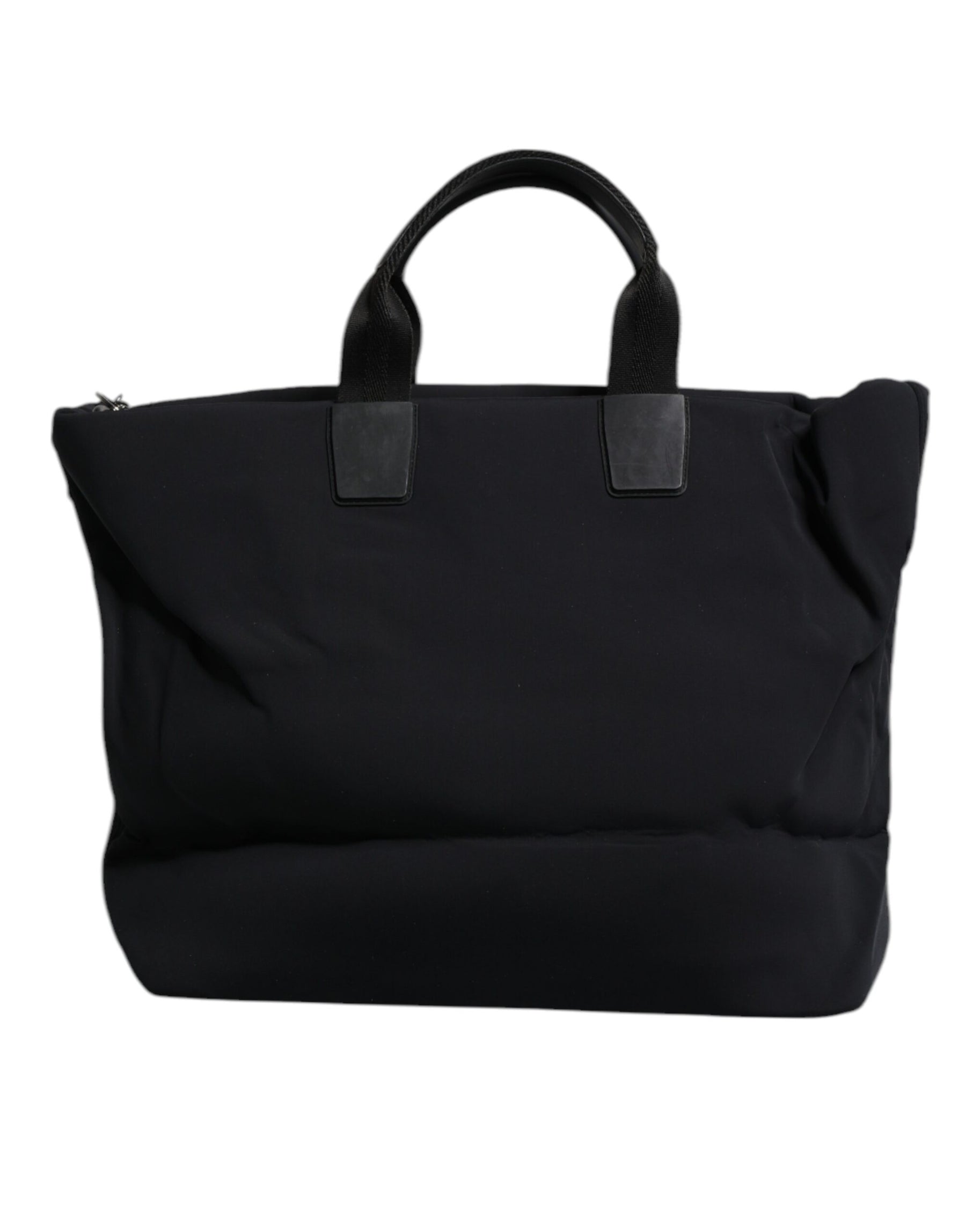 Dolce & Gabbana Black Canvas DG Logo Women Shopping Hand Tote Bag | Regal Royce