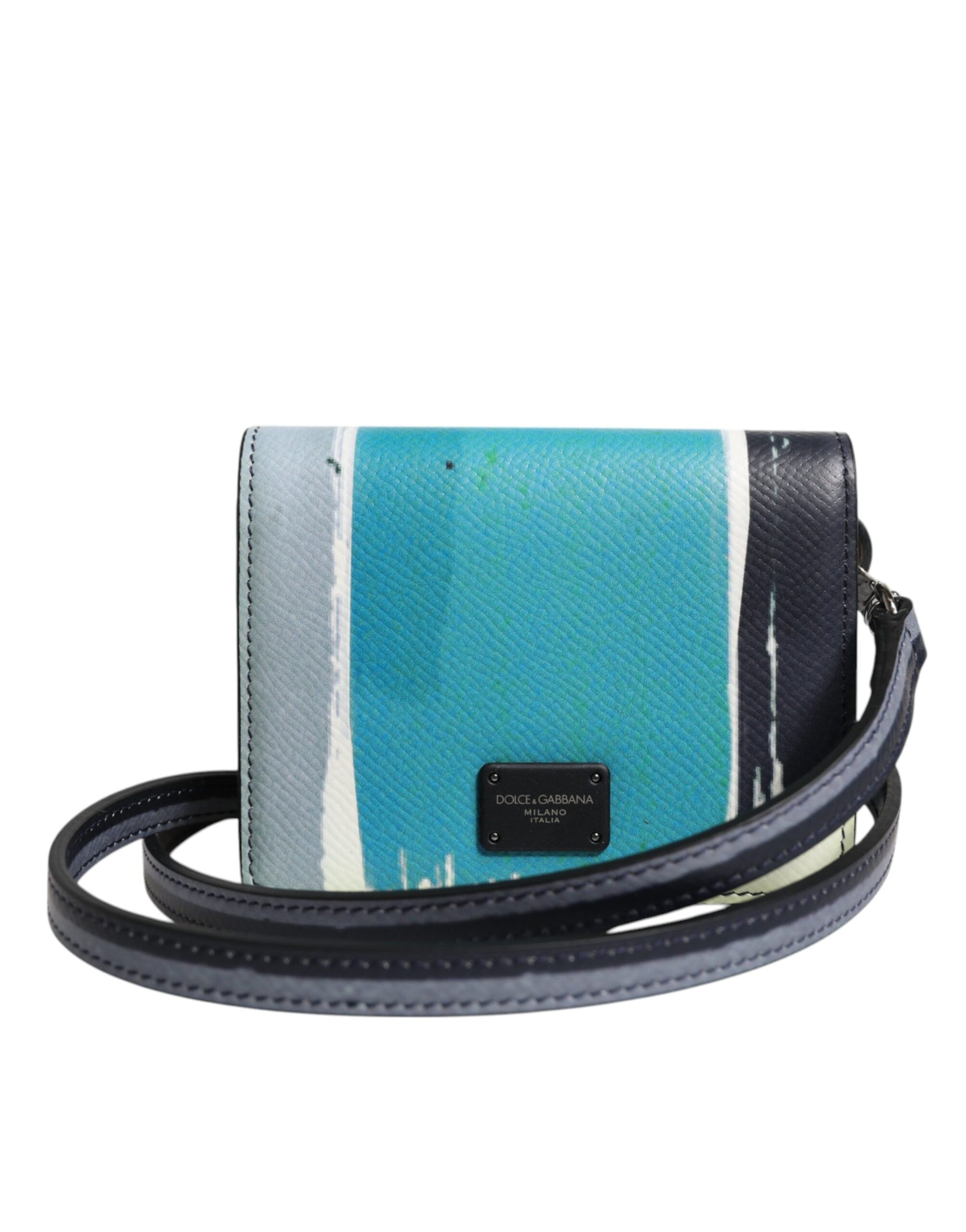 Dolce & Gabbana Multicolor Leather DG Logo Bifold Card Holder Wallet | Regal Royce