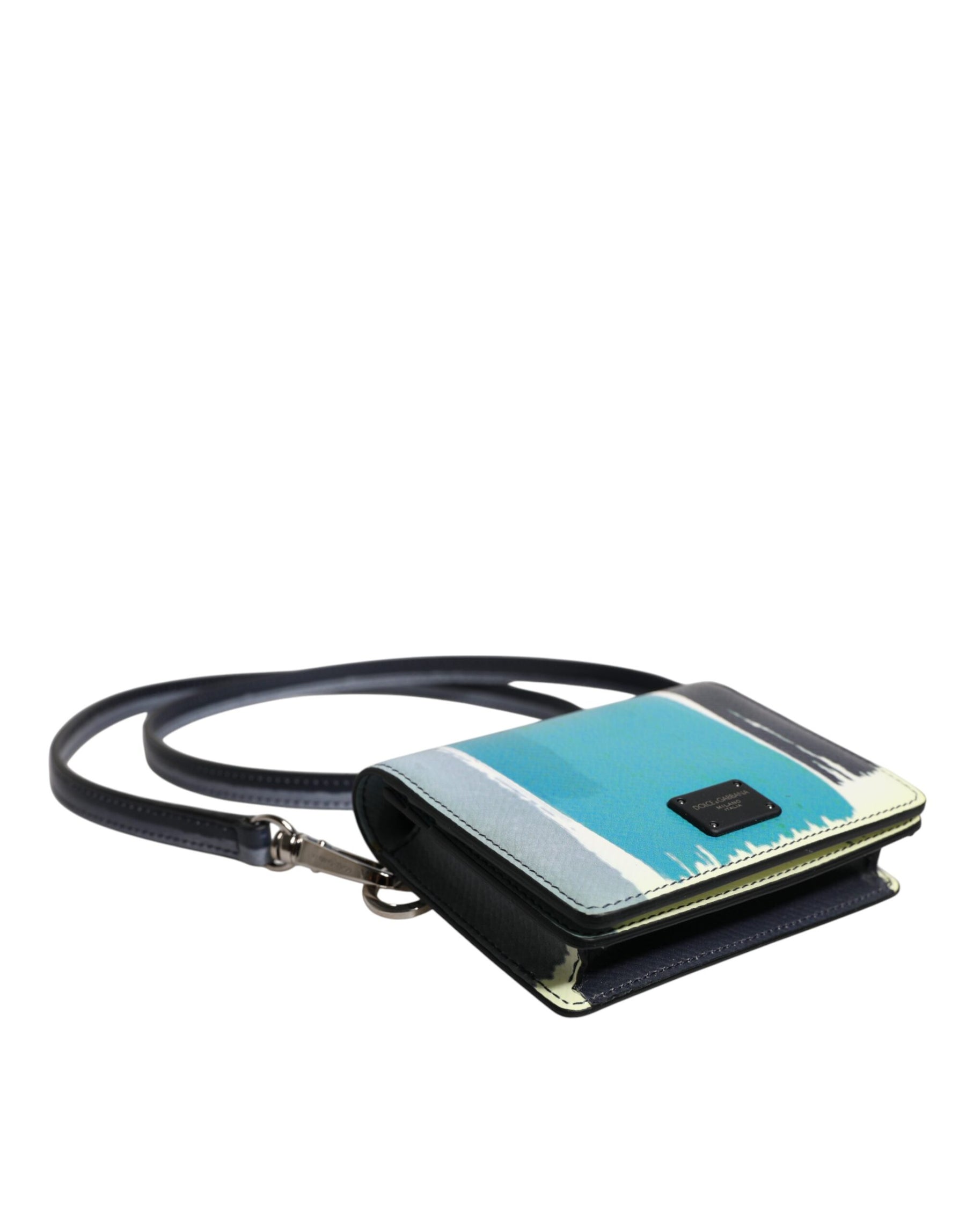 Dolce & Gabbana Multicolor Leather DG Logo Bifold Card Holder Wallet | Regal Royce