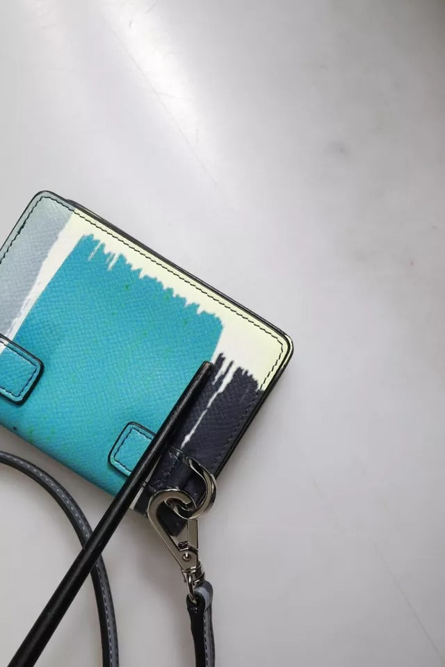 Dolce & Gabbana Multicolor Leather DG Logo Bifold Card Holder Wallet | Regal Royce