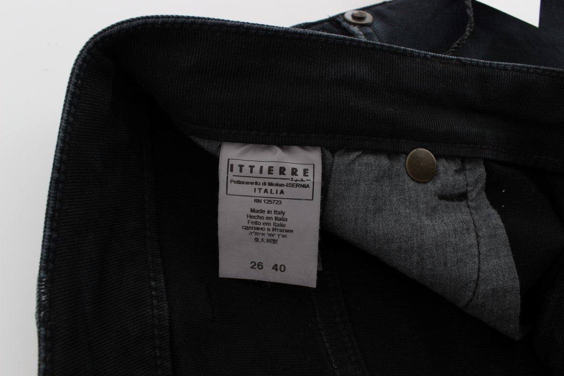 Cavalli Blue Cotton Stretch Baggy Relax Jeans | Regal Royce