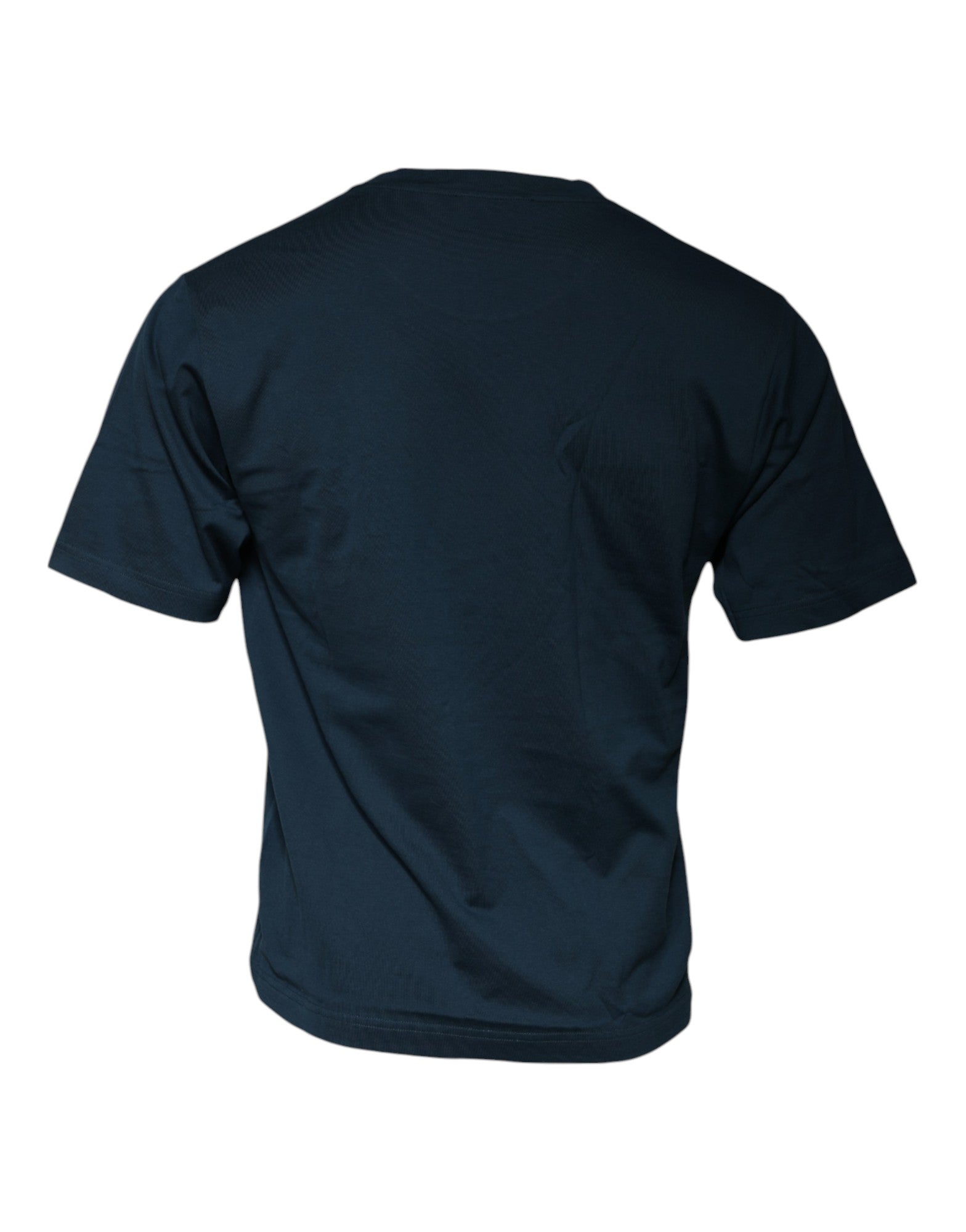 Dolce & Gabbana Blue Logo Crew Neck Short Sleeves T-shirt | Regal Royce