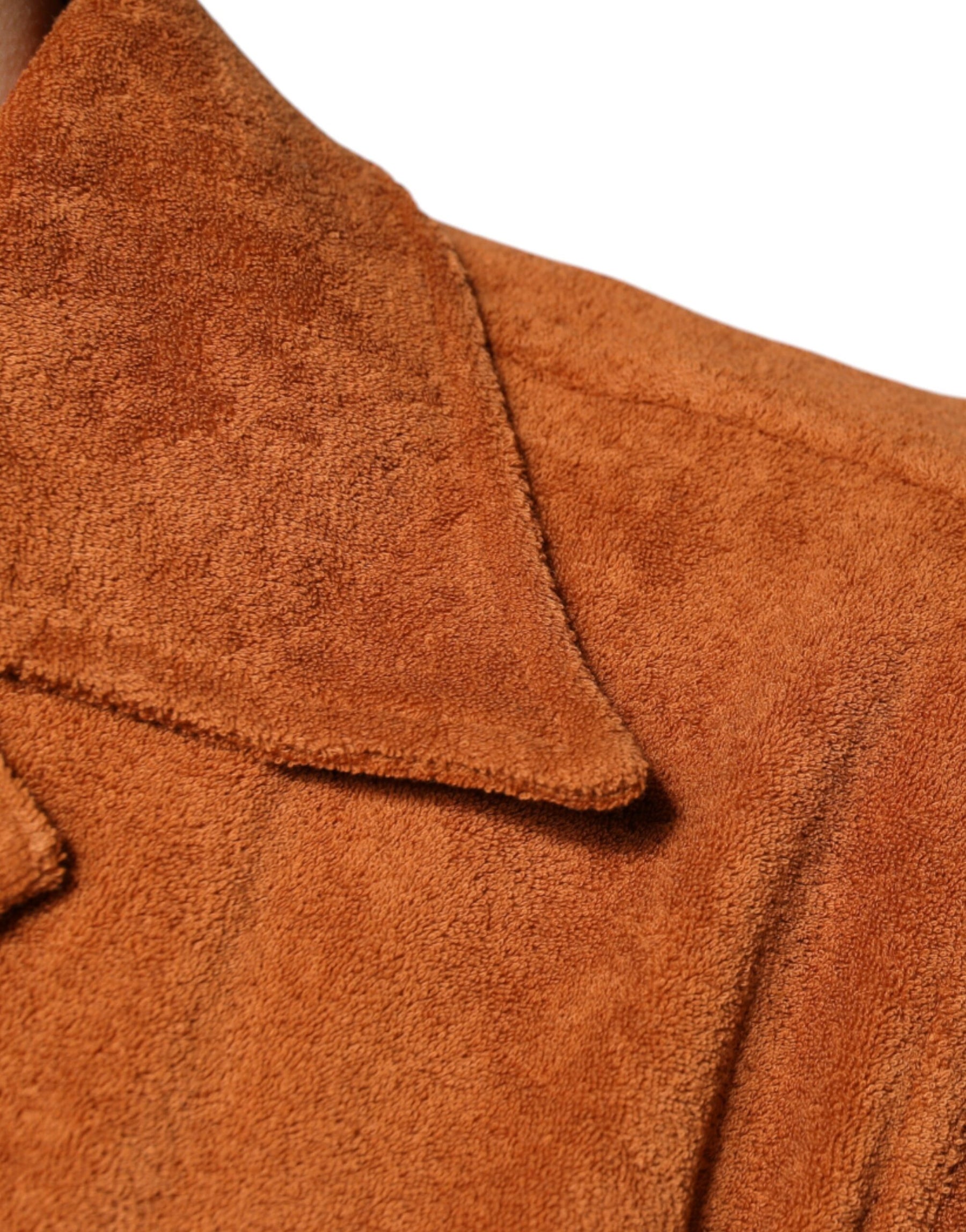 Dolce & Gabbana Hazel Cotton Velvet Button Down Collared Shirt | Regal Royce