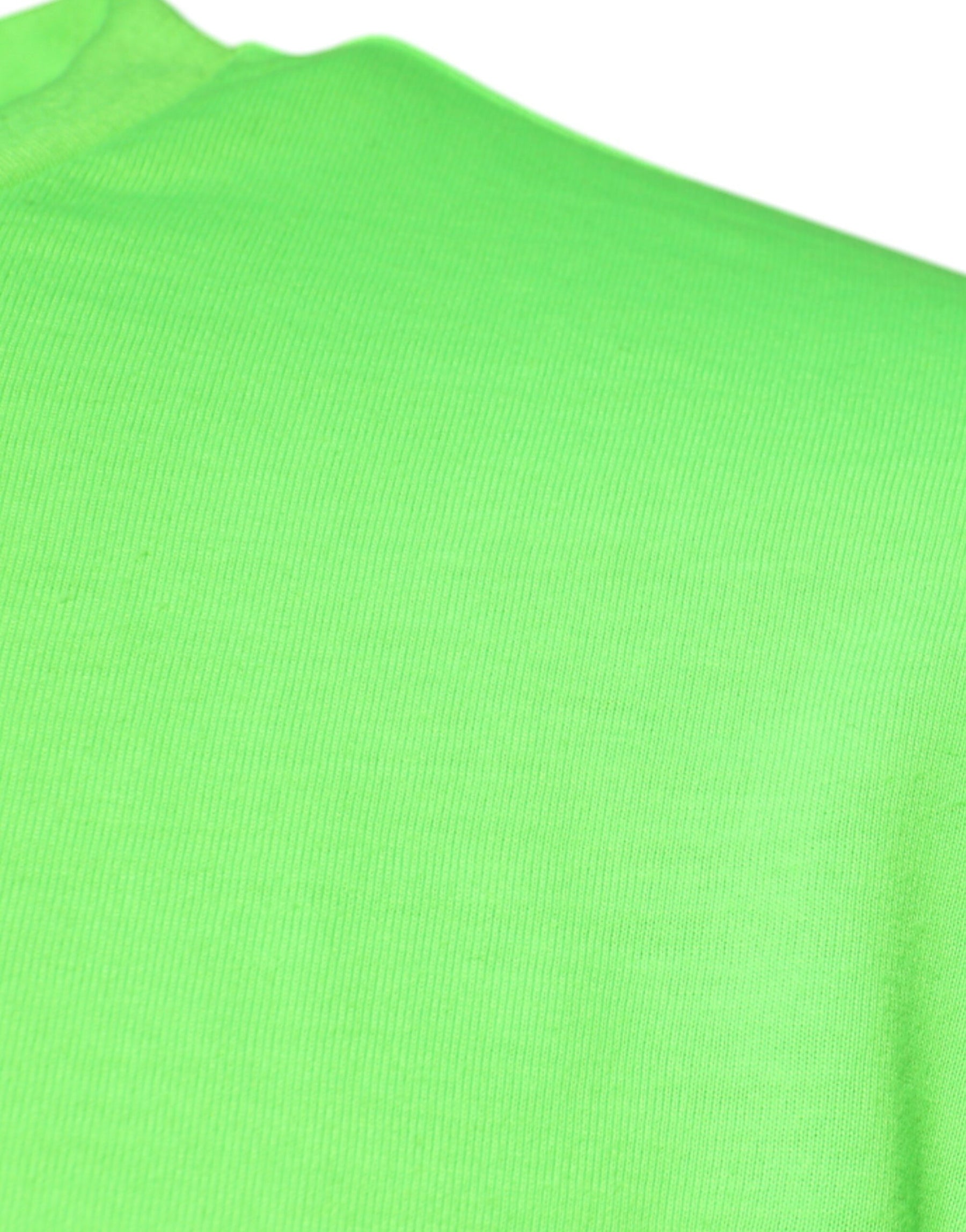 Dolce & Gabbana Green Logo Polyester Crew Neck T-shirt | Regal Royce