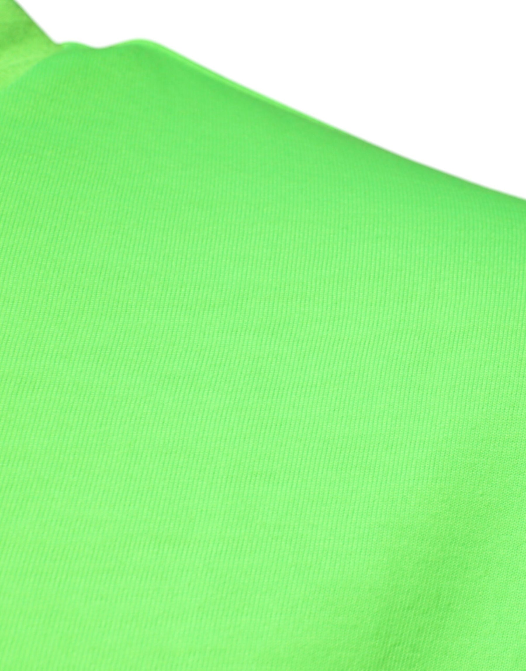 Dolce & Gabbana Green Logo Polyester Crew Neck T-shirt | Regal Royce