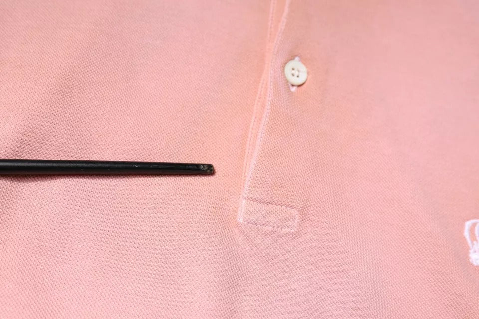 Dolce & Gabbana Pink Crown Collared Short Sleeve Polo T-shirt | Regal Royce