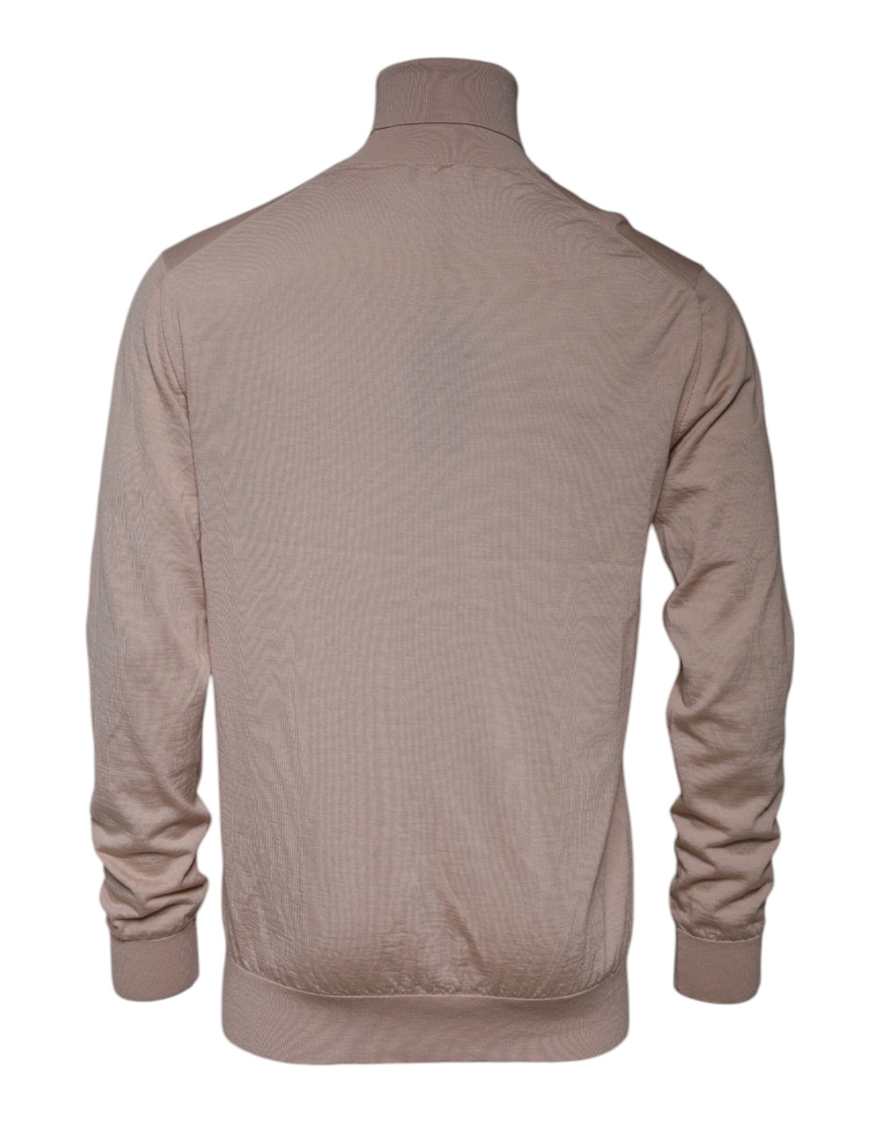 Dolce & Gabbana Beige Cashmere Turtleneck Pullover Sweater | Regal Royce