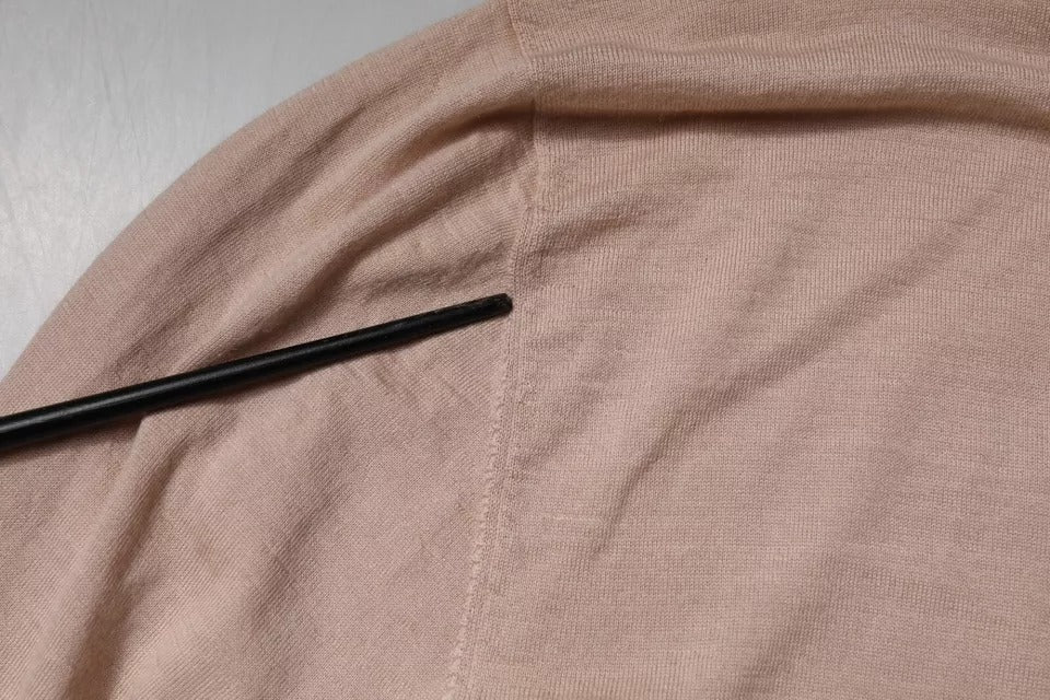 Dolce & Gabbana Beige Cashmere Turtleneck Pullover Sweater | Regal Royce