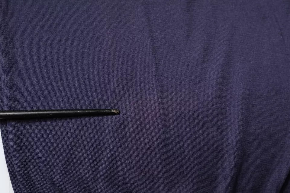 Dolce & Gabbana Blue Silk Collared Short Sleeves Polo T-shirt | Regal Royce