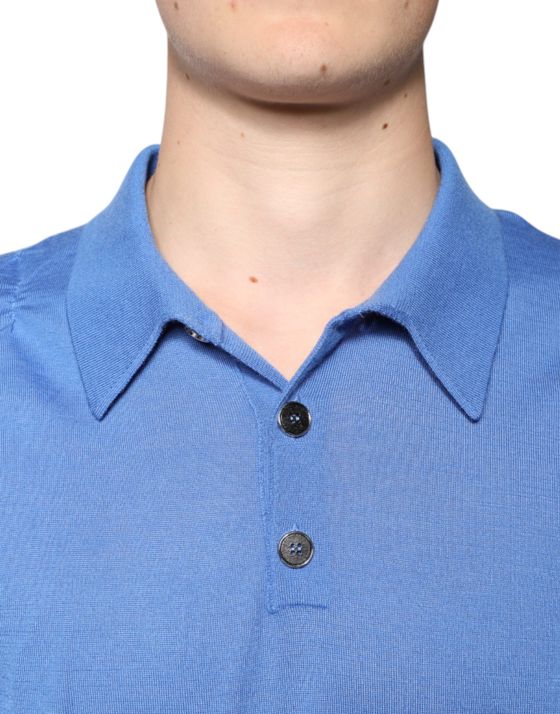 Dolce & Gabbana Blue Collared Short Sleeves Polo T-shirt | Regal Royce