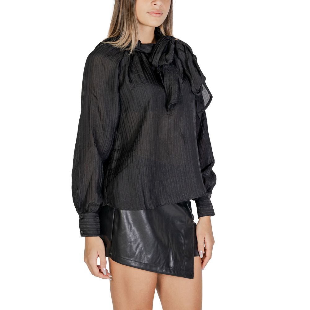 Jacqueline De Yong Black Polyester Blouse | Regal Royce