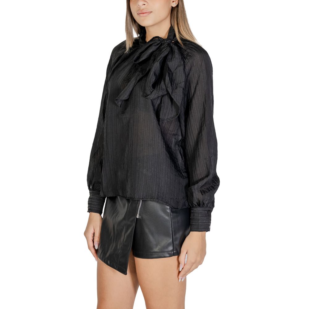 Jacqueline De Yong Black Polyester Blouse | Regal Royce