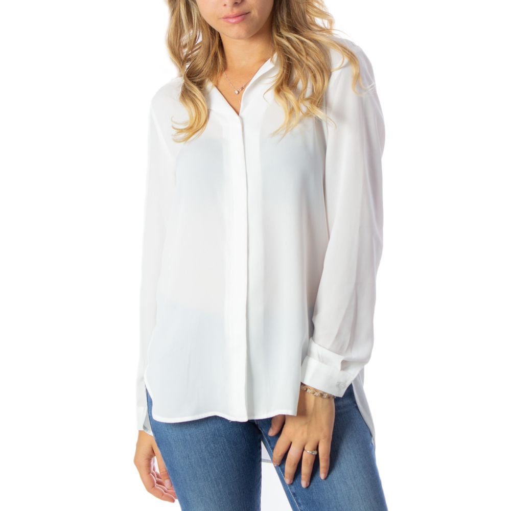 Vila Clothes Cream Polyester Blouse | Regal Royce
