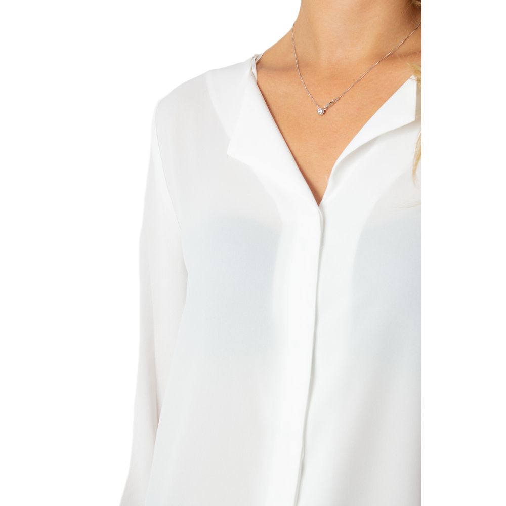Vila Clothes Cream Polyester Blouse | Regal Royce