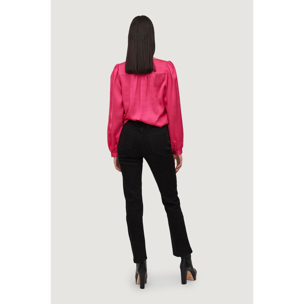 Vila Clothes Pink Polyester Blouse | Regal Royce