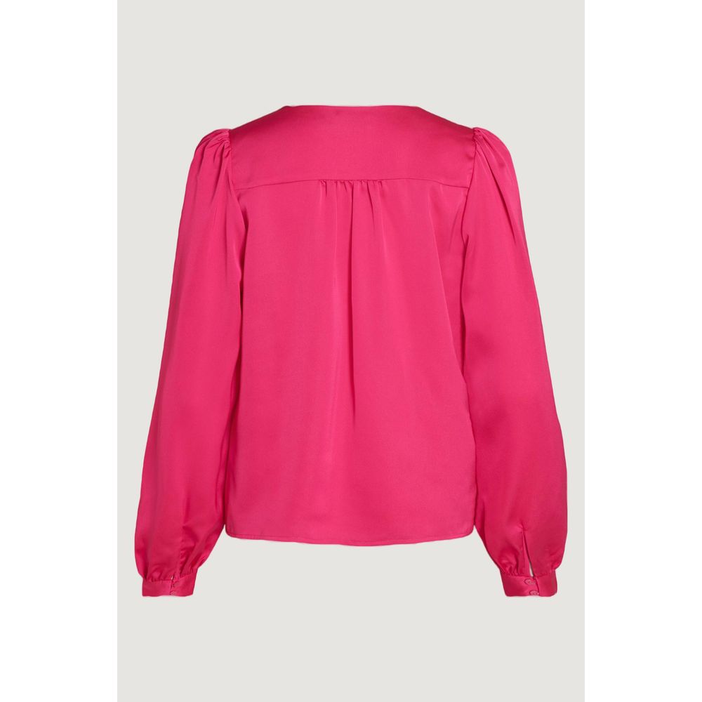 Vila Clothes Pink Polyester Blouse | Regal Royce
