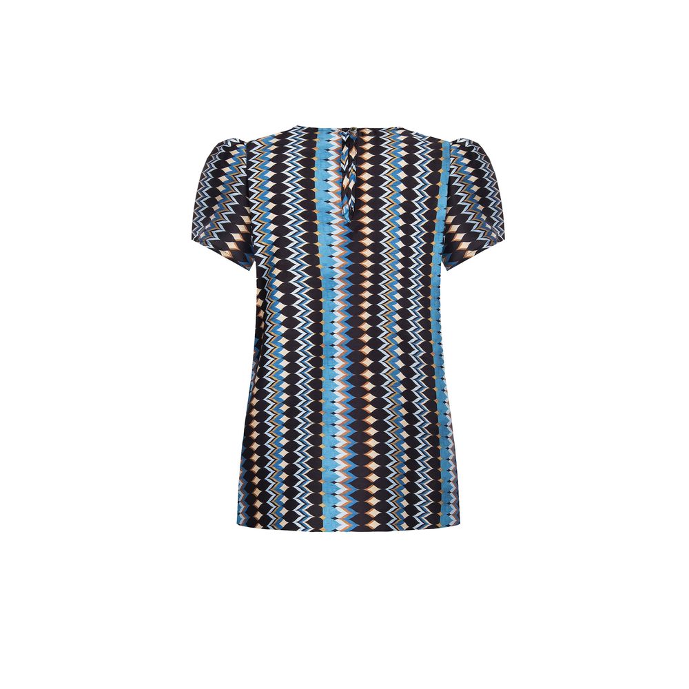 Rinascimento Turquoise Polyester Blouse | Regal Royce