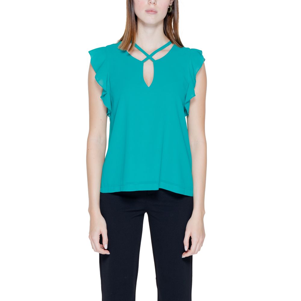 Rinascimento Green Polyester Blouse | Regal Royce