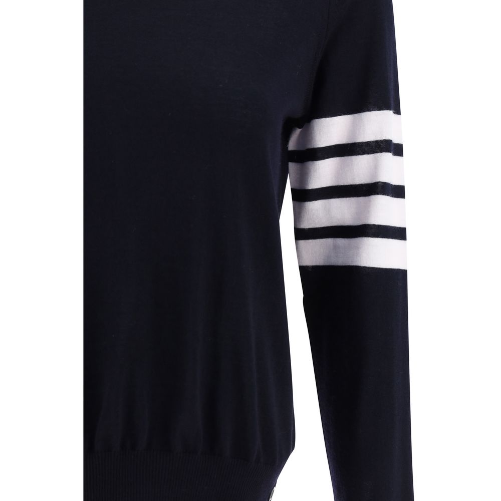 Thom Browne Blue Fleece Wool Sweatshirt | Regal Royce
