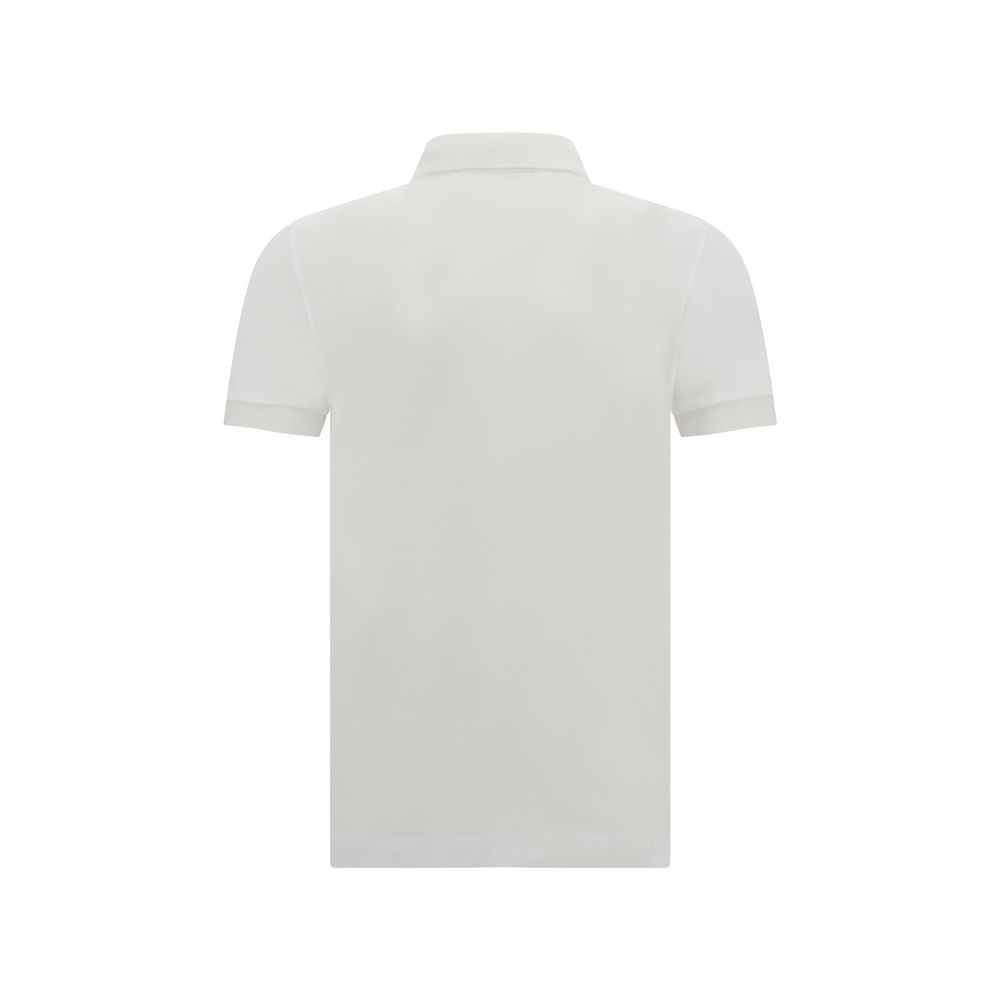 Dolce & Gabbana White Cotton Polo Shirt | Regal Royce