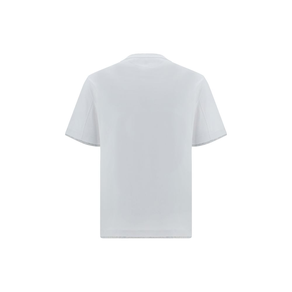 Brunello Cucinelli White Cotton T-Shirt | Regal Royce