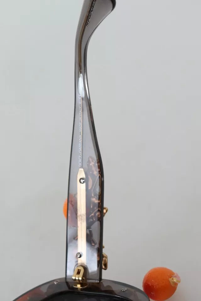 Dolce & Gabbana DG4283B Acetate Crystals Orange Applique Sunglasses | Regal Royce