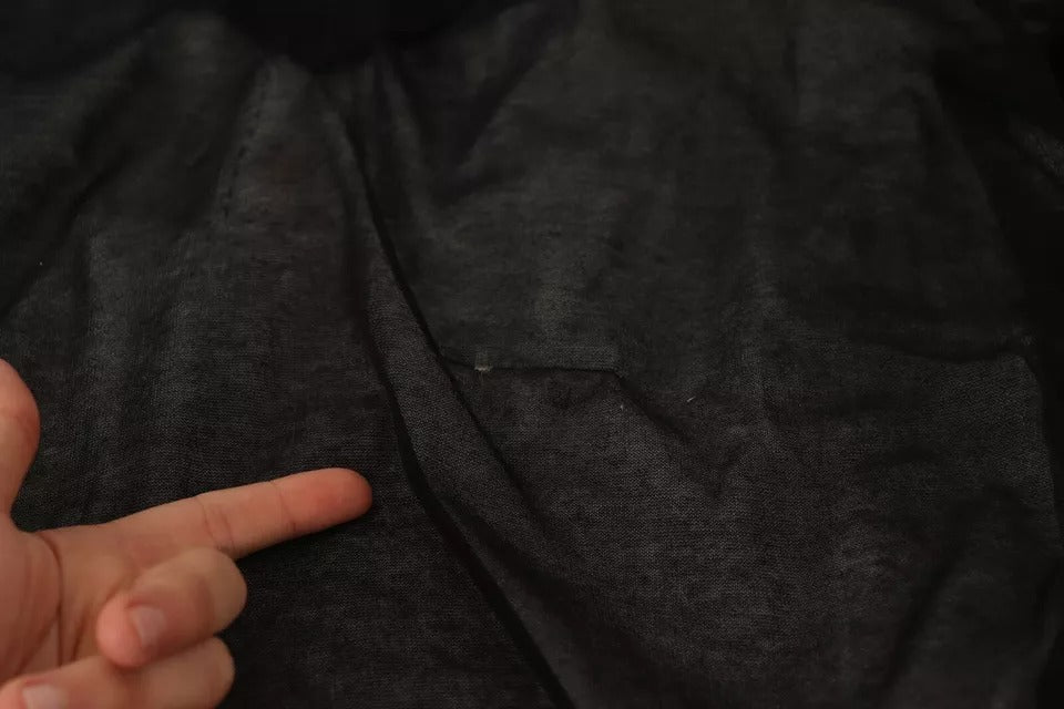 Dolce & Gabbana Black White Shirt One Piece Pullover Sweater | Regal Royce