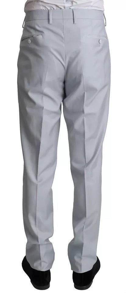 Dolce & Gabbana Light Blue SICILIA Wool 3 Piece Suit | Regal Royce