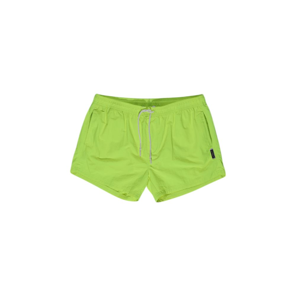 Hamaki-Ho Yellow Polyester Swim Shorts | Regal Royce
