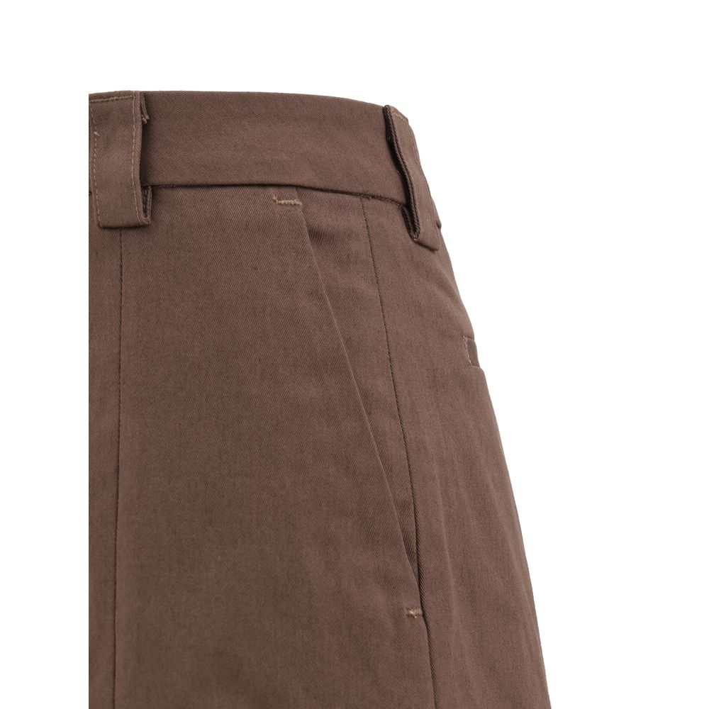 The Latest Brown Cotton Casual Pants | Regal Royce