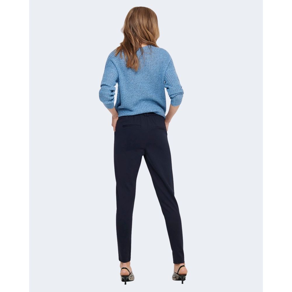 Only Blue Viscose Casual Pants | Regal Royce
