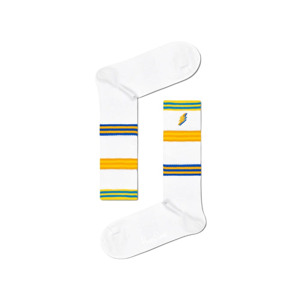 Happy Socks White Cotton Socks | Regal Royce