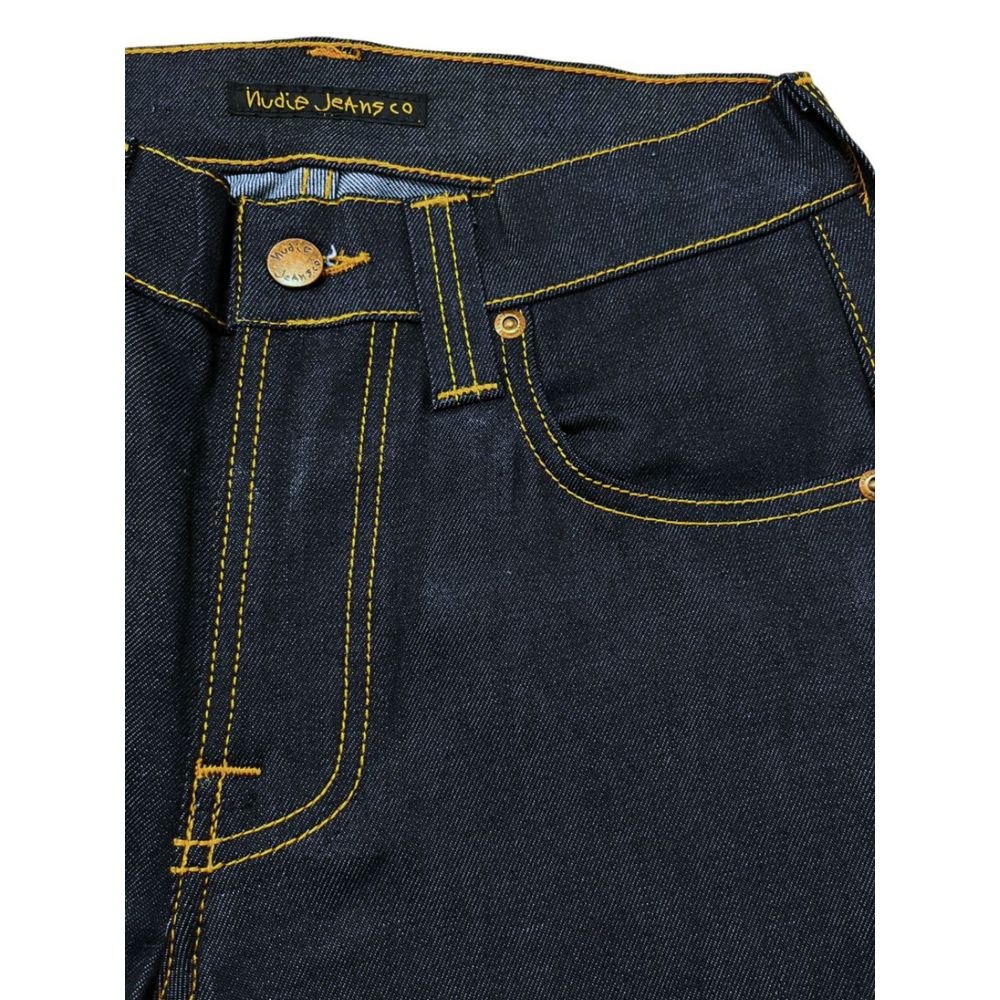 Nudie Jeans Blue Cotton Jeans Denim | Regal Royce