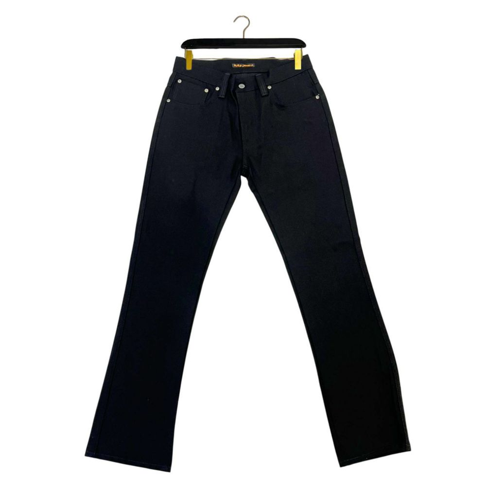 Nudie Jeans Black Cotton Men Jeans | Regal Royce