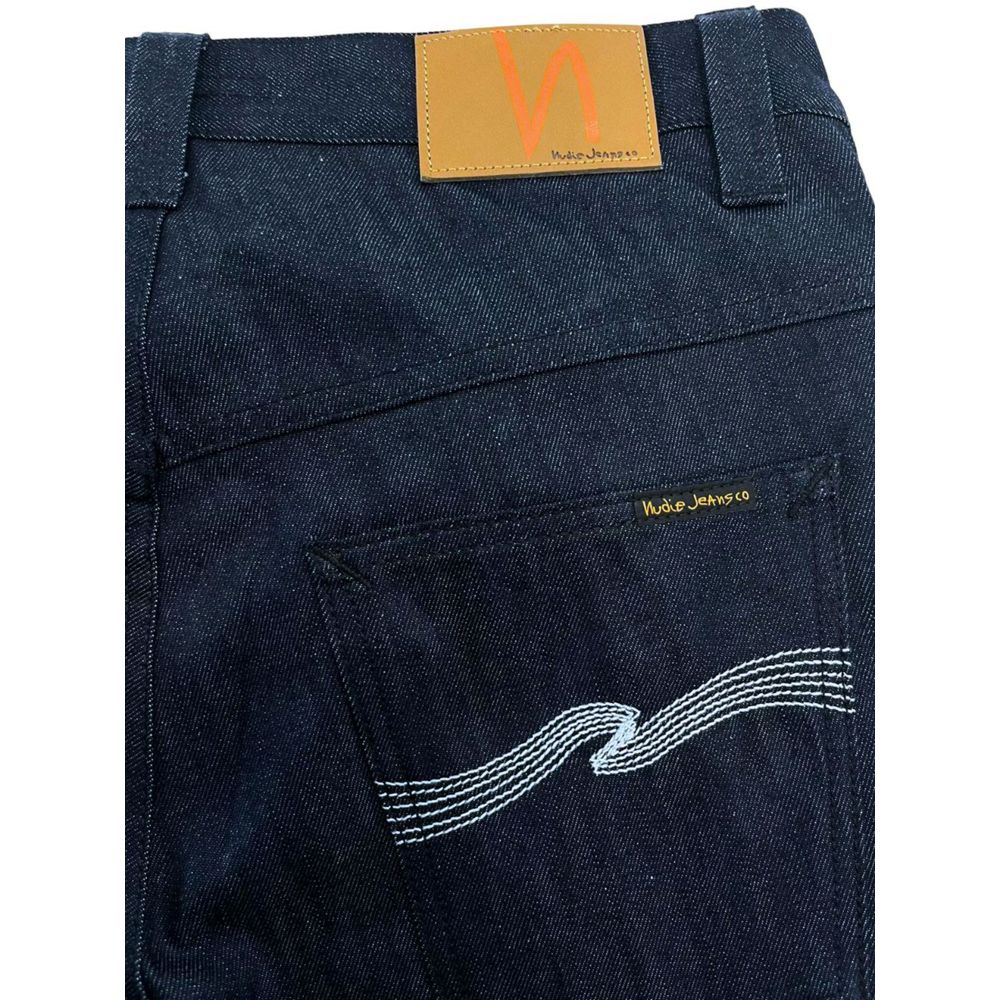Nudie Jeans Blue Cotton Men Jeans | Regal Royce
