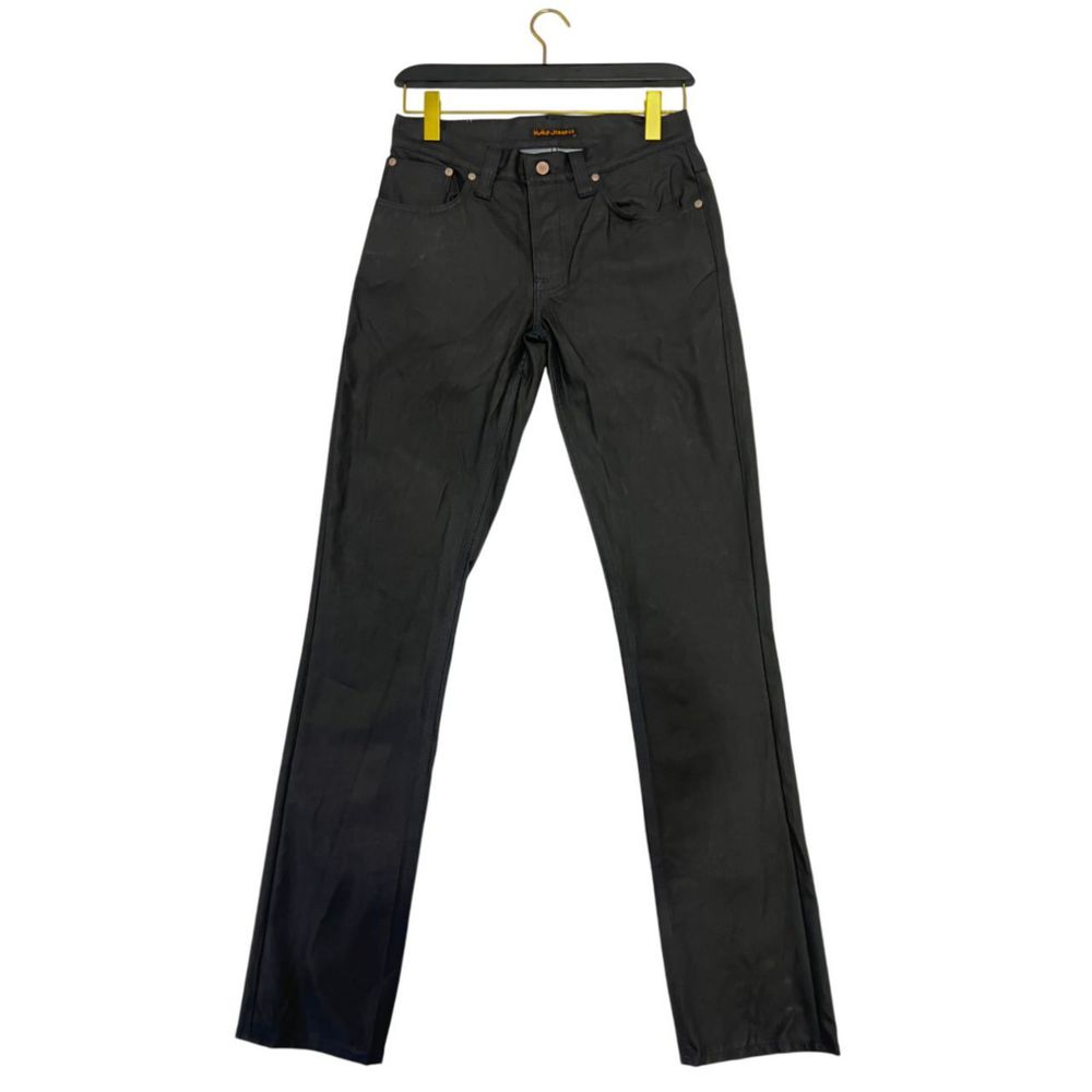 Nudie Jeans Black Cotton Men Jeans | Regal Royce