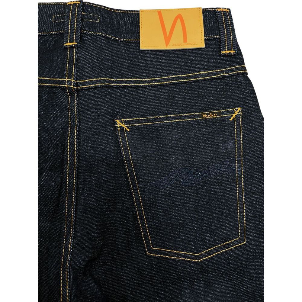 Nudie Jeans Blue Cotton Men Jeans | Regal Royce