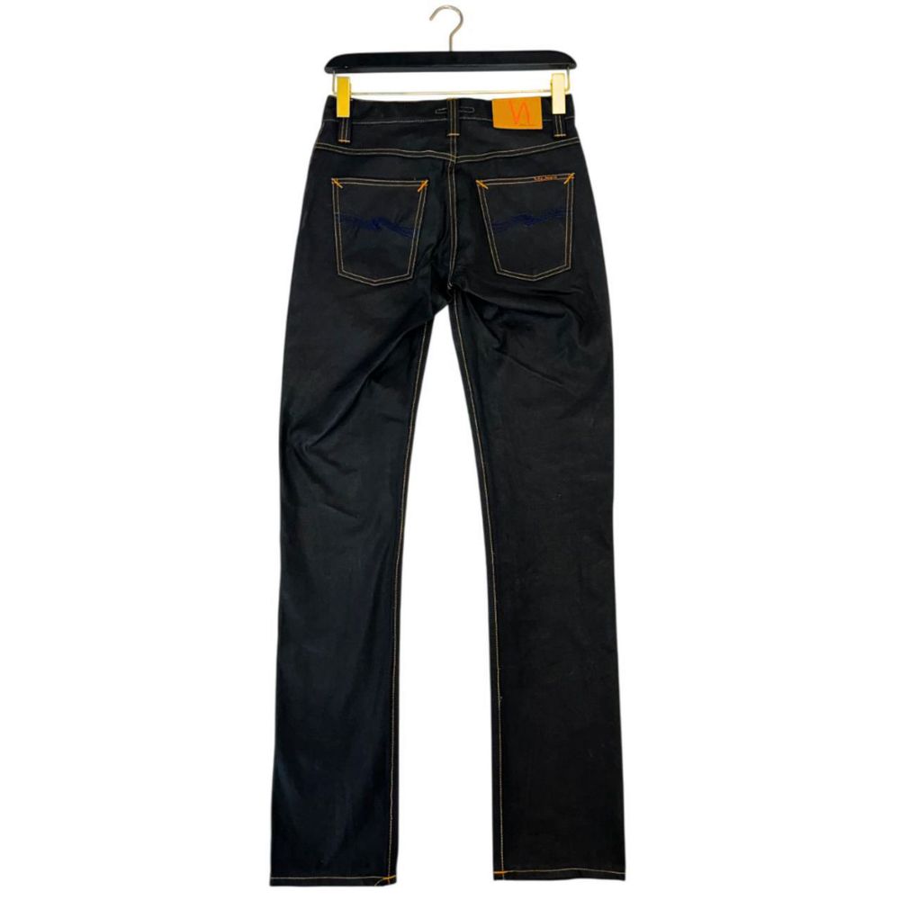 Nudie Jeans Black Cotton Men's Jean | Regal Royce