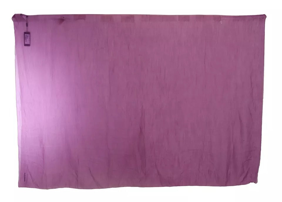 Dolce & Gabbana Purple Solid Cashmere Silk Shawl Wrap Scarf | Regal Royce