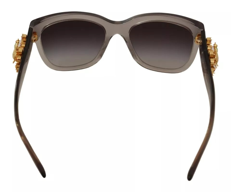 Dolce & Gabbana DG 4247-B-F Clear Embellished Crystal Acetate Sunglasses | Regal Royce