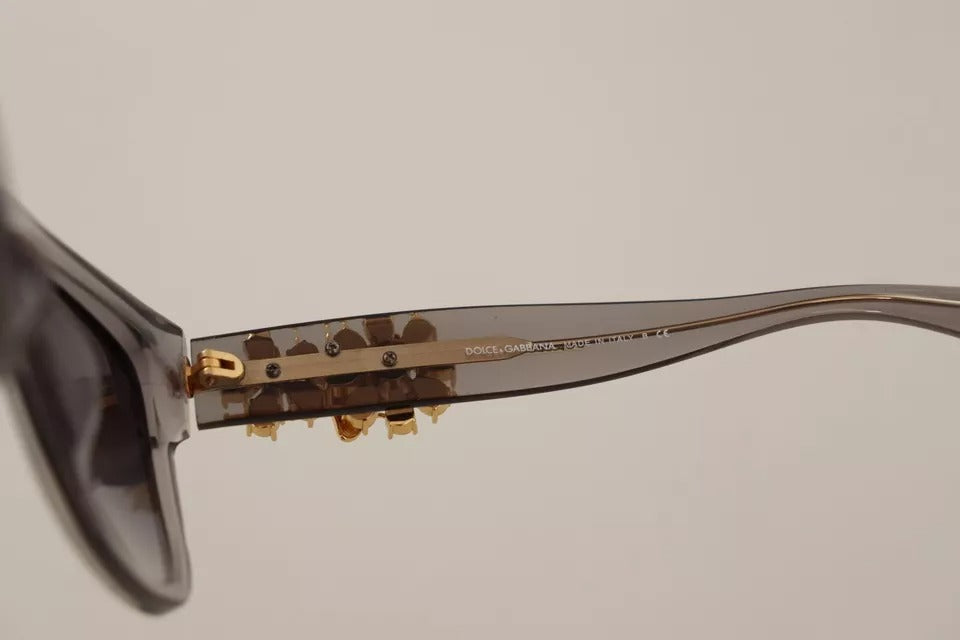 Dolce & Gabbana DG 4247-B-F Clear Embellished Crystal Acetate Sunglasses | Regal Royce
