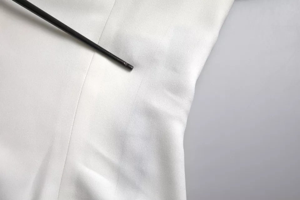 Dolce & Gabbana White Viscose Round Neck Short Sleeves Top | Regal Royce