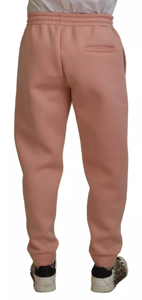 Dolce & Gabbana Pink Polyester Sweatpants Jogger Pants | Regal Royce