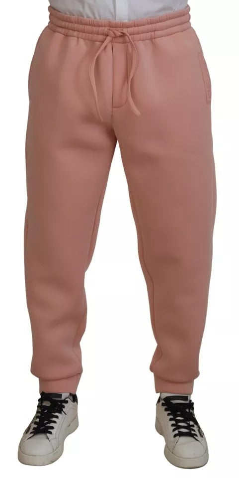 Dolce & Gabbana Pink Polyester Sweatpants Jogger Pants | Regal Royce