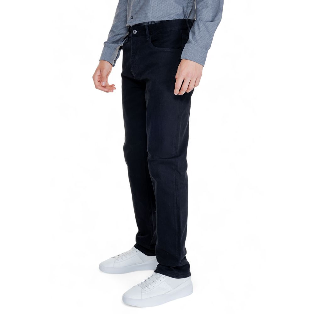 Armani Exchange Black Cotton Skinny Pants | Regal Royce