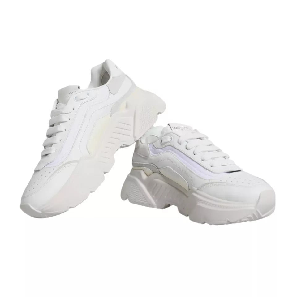 Dolce & Gabbana White Daymaster Low Top Sneakers Shoes | Regal Royce