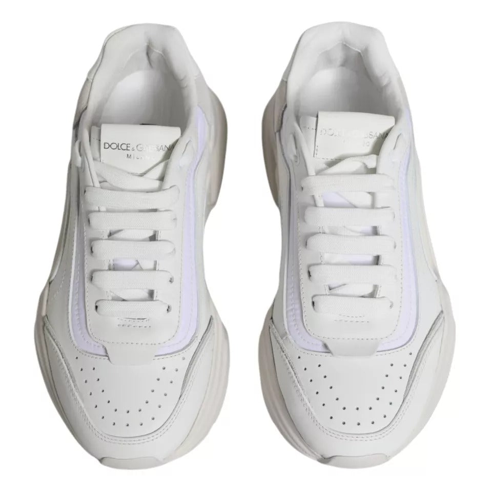 Dolce & Gabbana White Daymaster Low Top Sneakers Shoes | Regal Royce