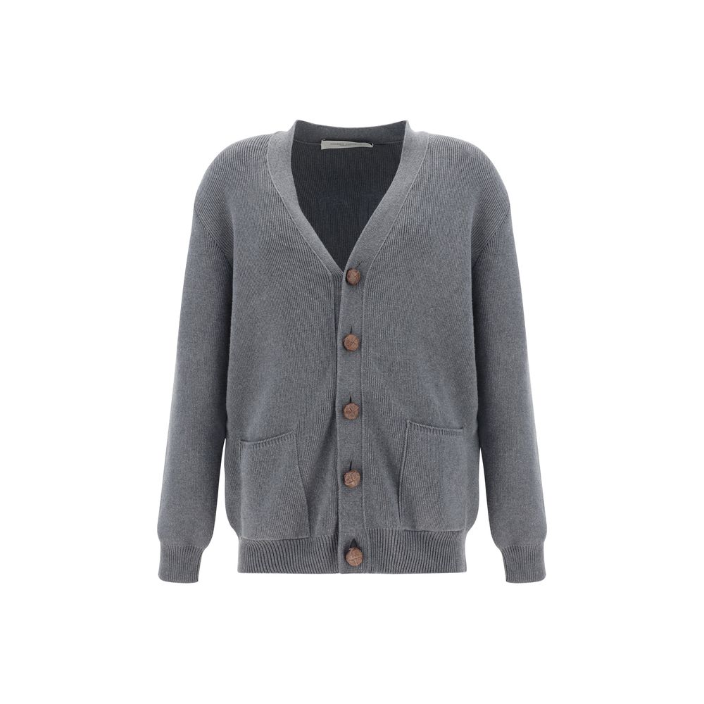 Golden Goose Gray Cotton Cardigan | Regal Royce